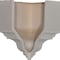 Ekena Millwork 5 1/2"W x 5 1/2"P x 13 3/4"H, Outside Corner for Moulding Profiles Less than 5 1/2"P and 6 3/4"H MOC05X06BI - alternate 4